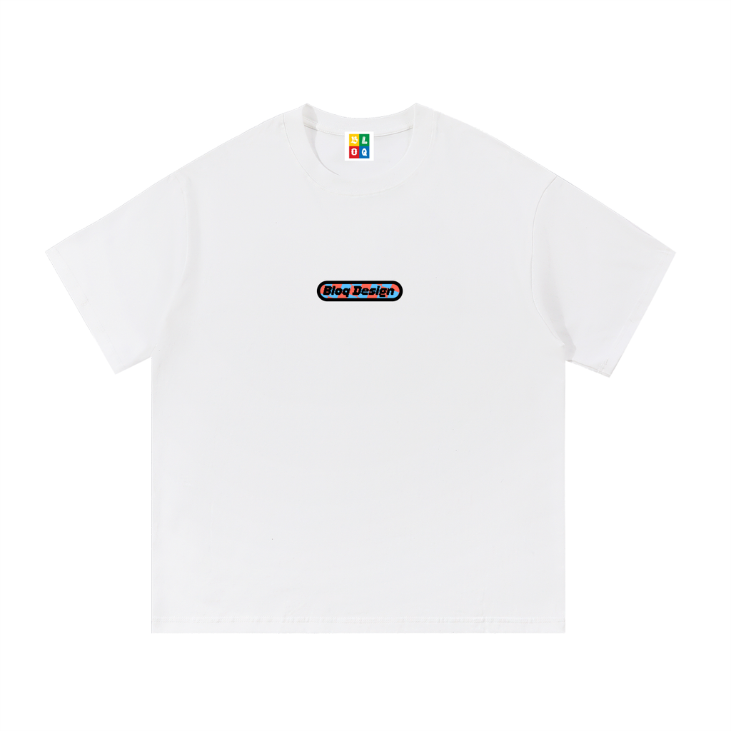BLOQ pop art heavyweight cotton T-Shirt