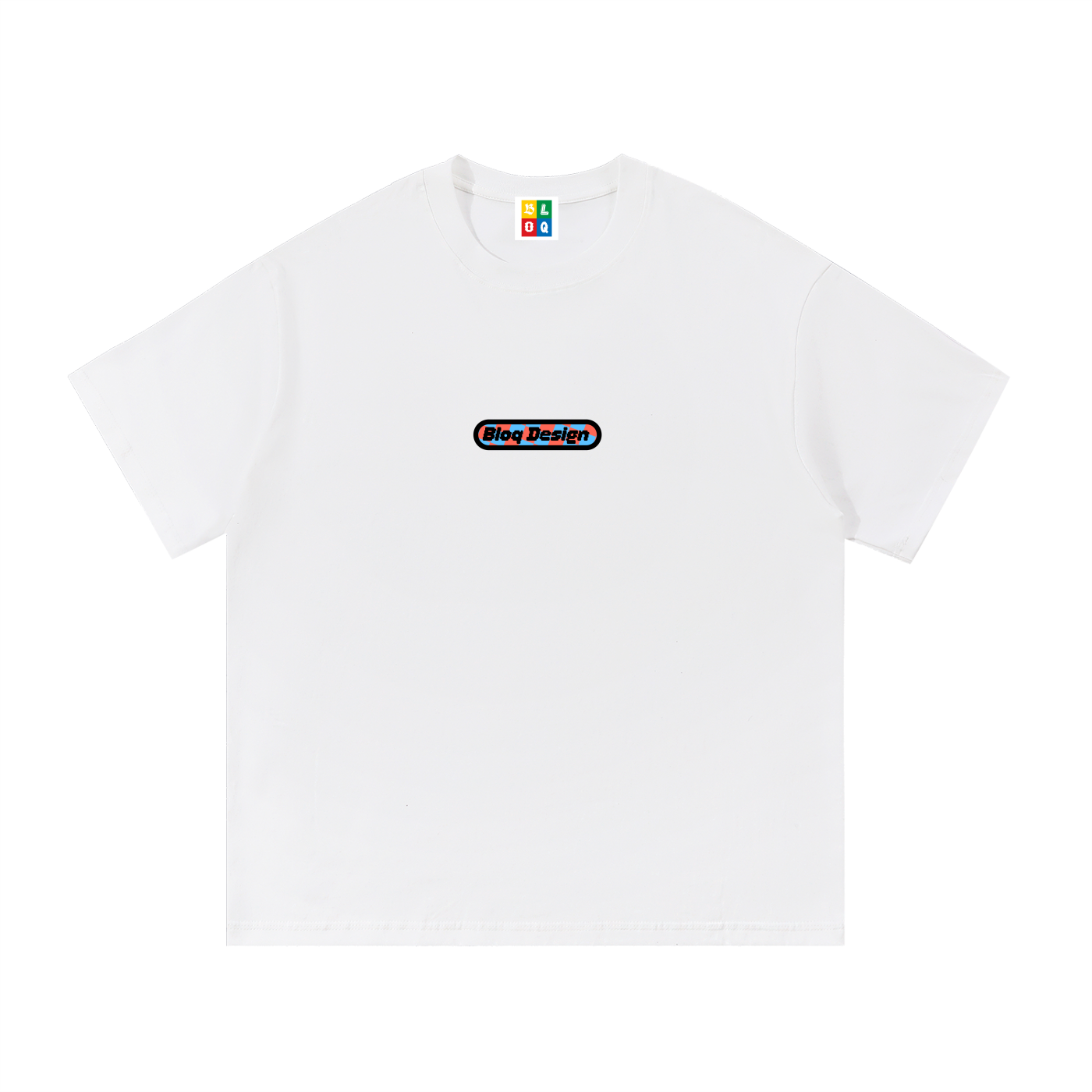 BLOQ pop art heavyweight cotton T-Shirt