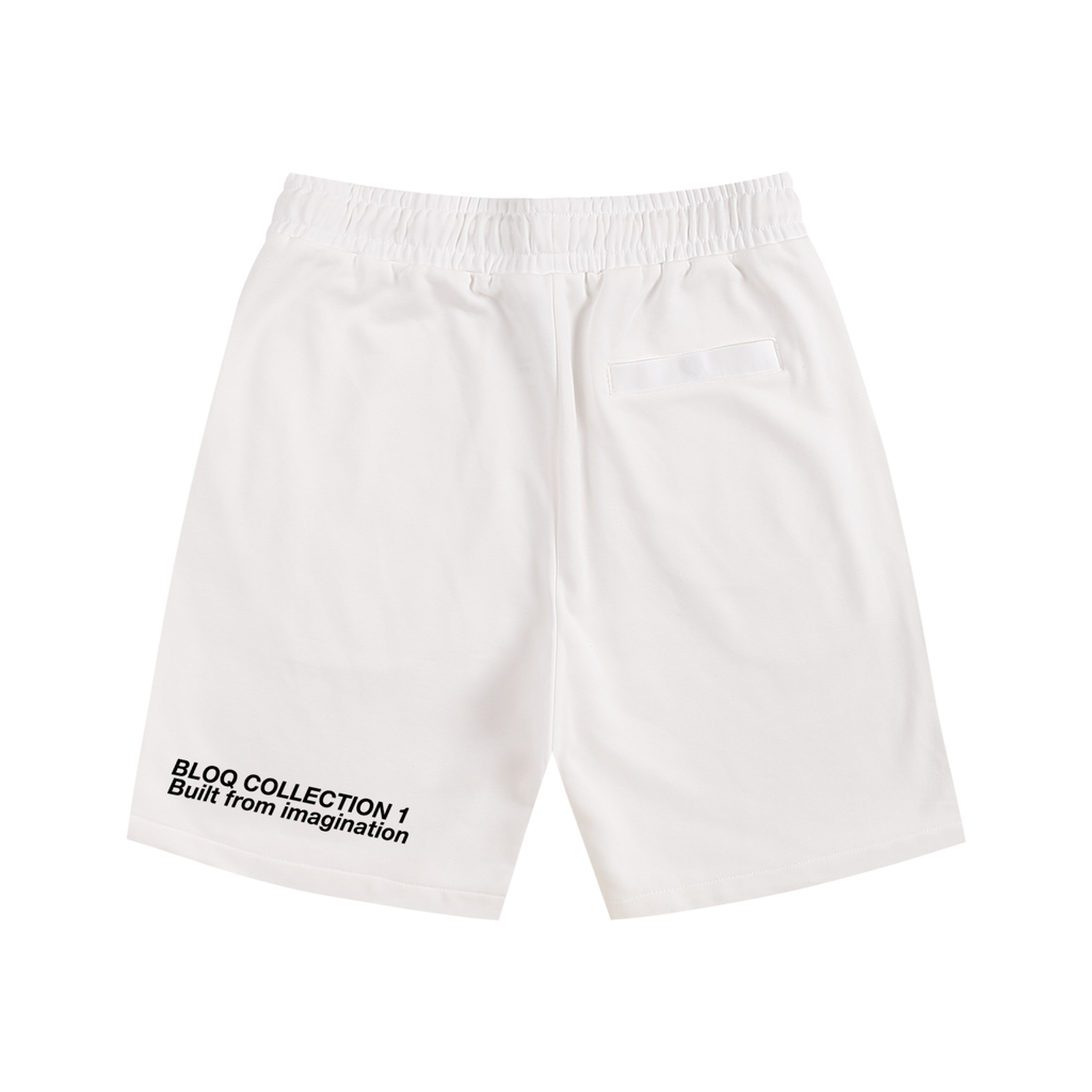 "BLOQ DESIGN" essential cotton shorts