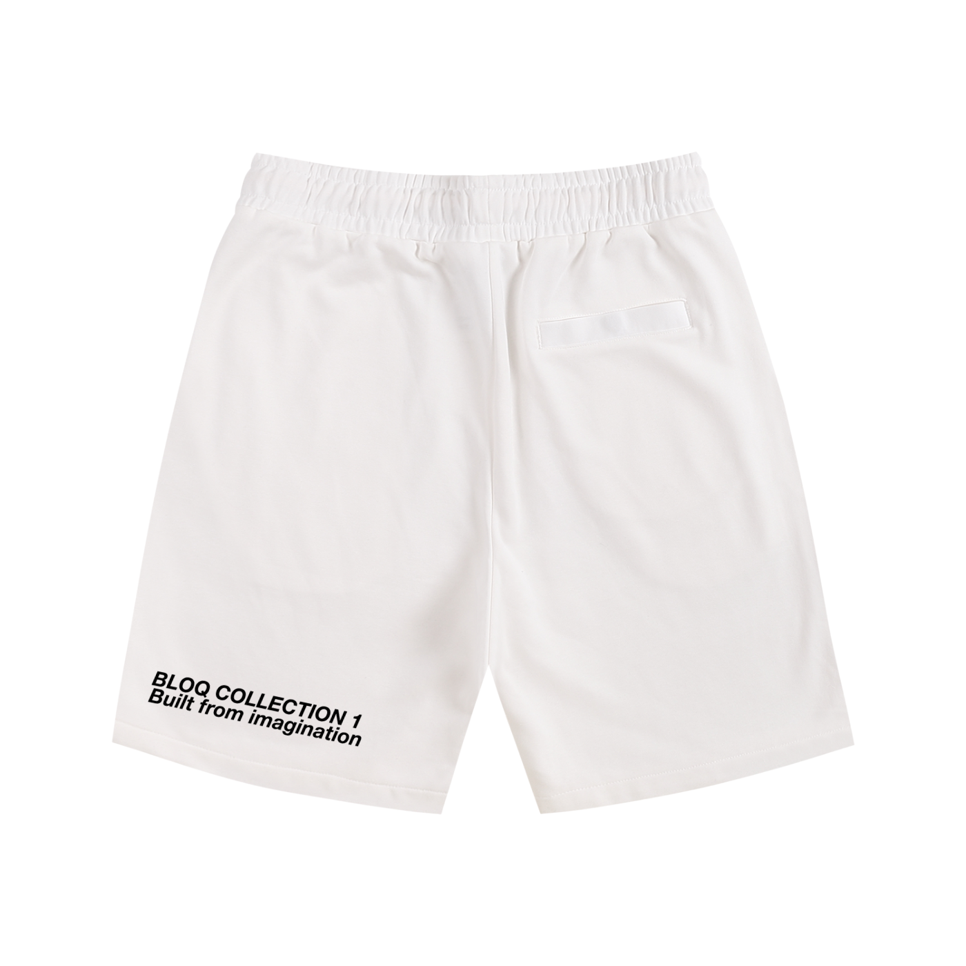"BLOQ DESIGN" essential cotton shorts