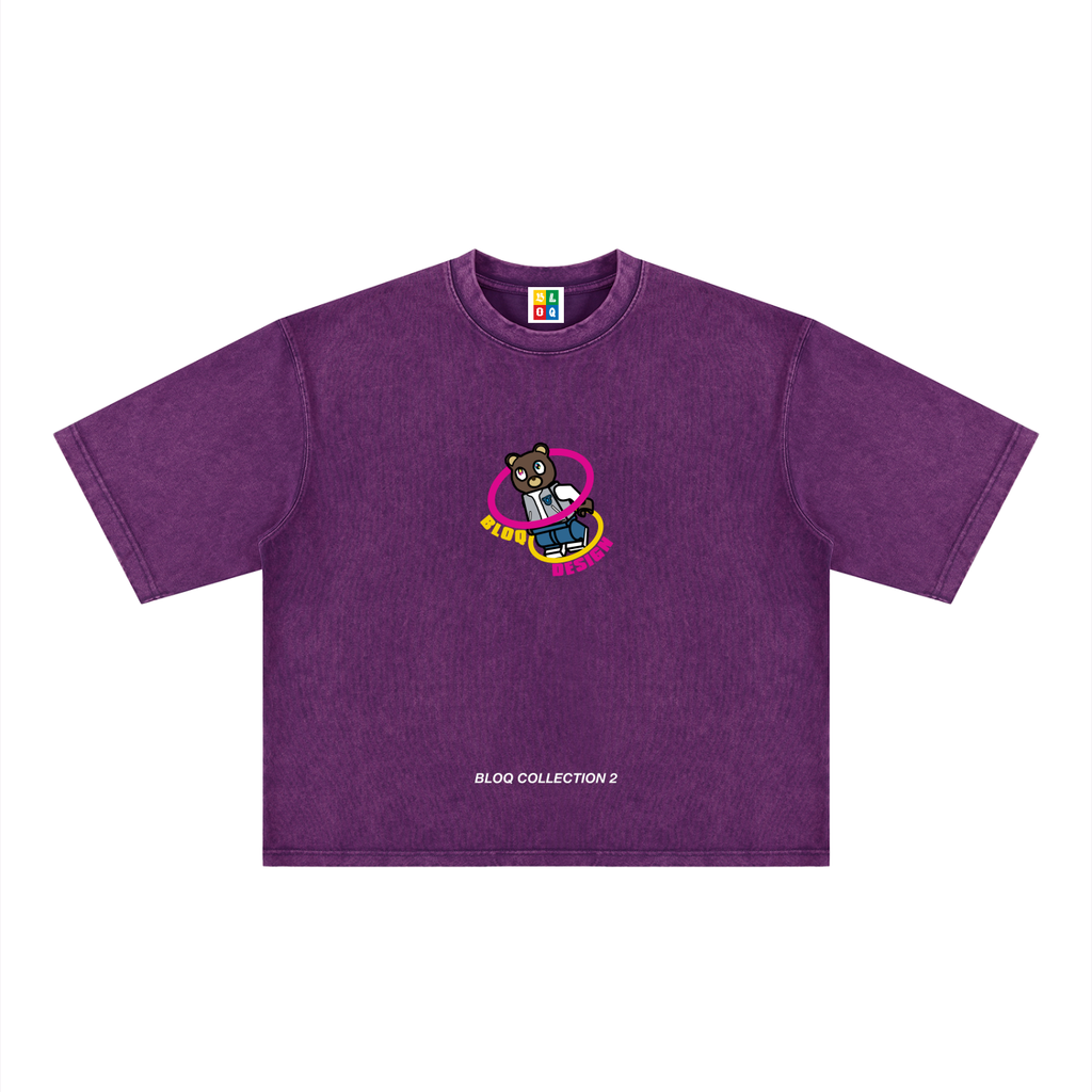 "GOOD LIFE"  Heavyweight Mineral Wash Boxy T-Shirt