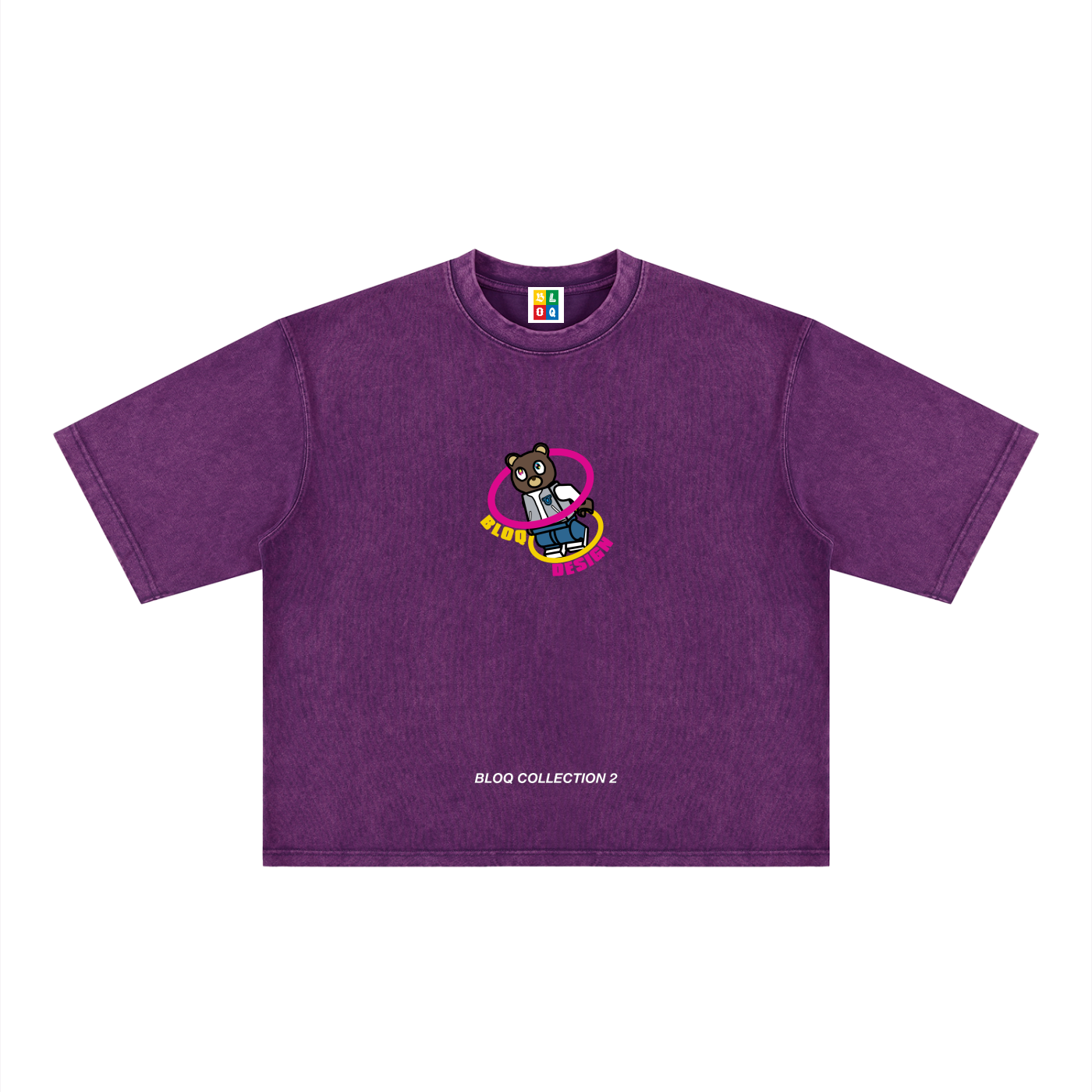 "GOOD LIFE"  Heavyweight Mineral Wash Boxy T-Shirt