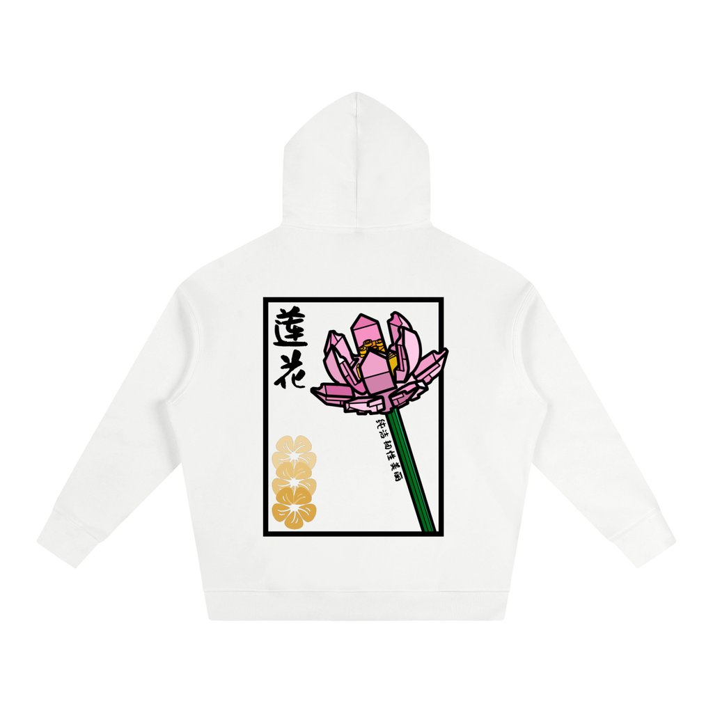 "LOTUS" Oversize Fleeced Hoodie