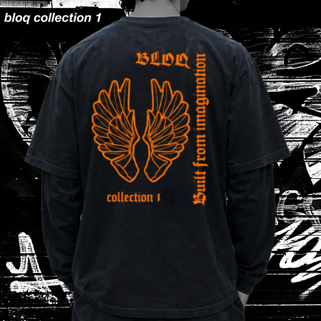 BLOQ essentials Hand Frayed Two Piece heavyweight Shirt
