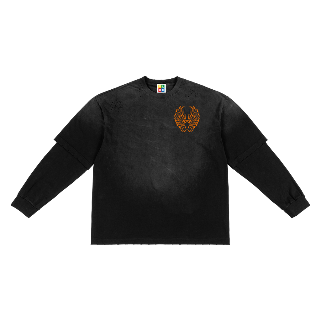 BLOQ essentials Hand Frayed Two Piece heavyweight Shirt